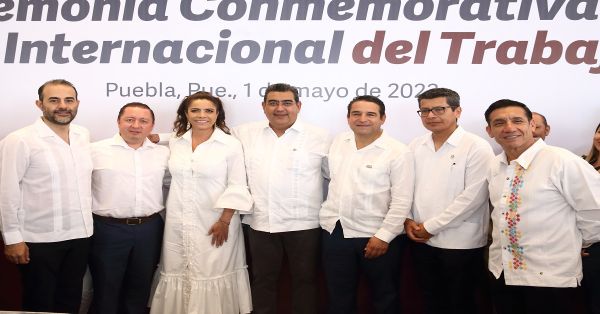 Asiste Sergio Salomón al encuentro con líderes sindicales