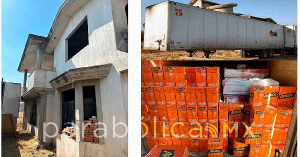 Recupera FGE en Coronango más de 300 cajas de licor robadas