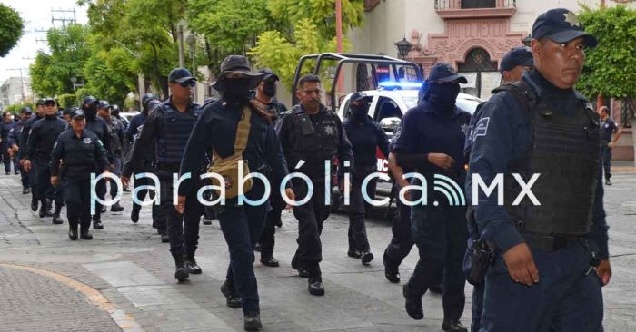 Exigen Policías de Tehuacán mejoras salariales