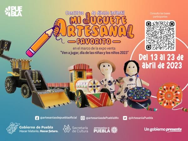 Convoca Cultura a concurso de dibujo infantil de juguetes artesanales