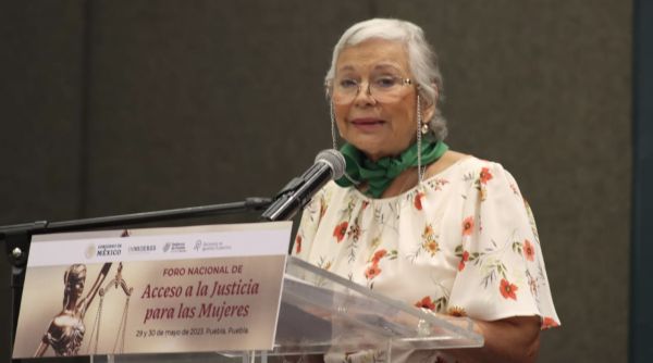 Pide Olga Sánchez Cordero que la despenalización del aborto sea una realidad en Puebla