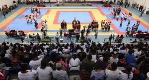 Inaugura Sergio Salomón regionales de taekwondo, básquetbol y frontón de la CONADE 2023