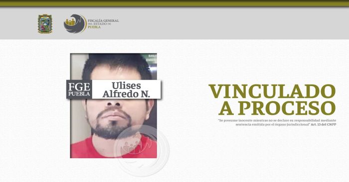 Vinculan a proceso a Ulises Alfredo N., por la muerte de su madre