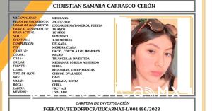 Reportan otra joven desaparecida en Izúcar de Matamoros