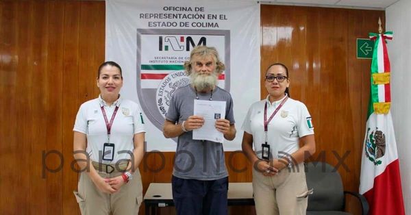 Regulariza INM estancia temporal en México del náufrago Timothy Shaddock