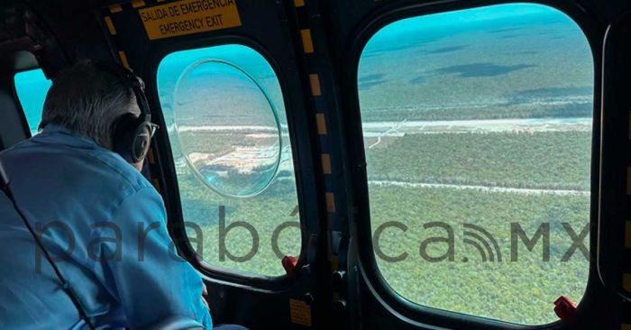 Constata Presidente avances en ruta del Tren Maya; inauguración será en diciembre “llueva, truene o relampaguee”
