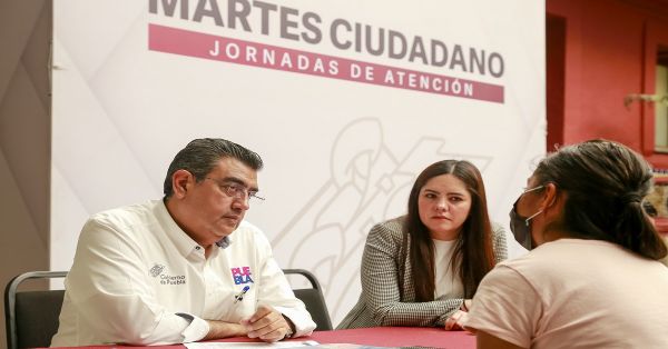 Refrenda Sergio Salomón compromiso del gobierno estatal con la salud de los poblanos