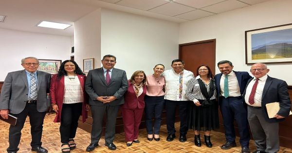 Participa Sergio Salomón en reunión de trabajo con AMLO