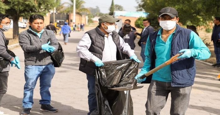 Fomentan en San Andrés Cholula cuidado y mantenimiento de las calles