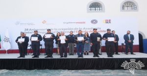 Conmemora SSP 38 aniversario de la Academia Estatal de Seguridad Pública