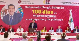A 100 días de gobierno, asegura Sergio Salomón que es momento de unidad en Puebla