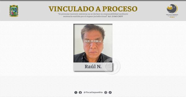 Vinculan a proceso a Raúl N. por el presunto delito de abuso sexual