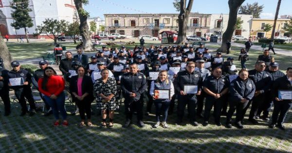 Se integran 23 policías nuevos en San Pedro Cholula