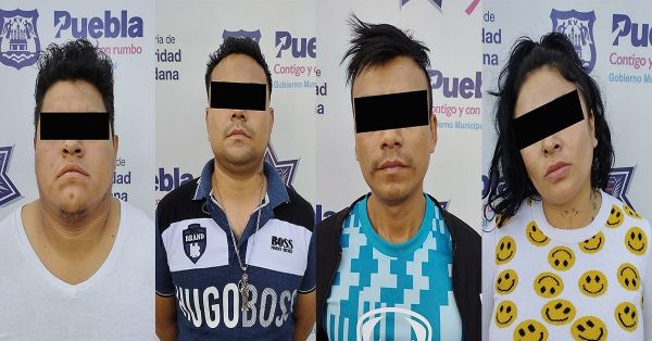 Detienen en Puebla a integrantes de bandas delictivas por robo en transporte público