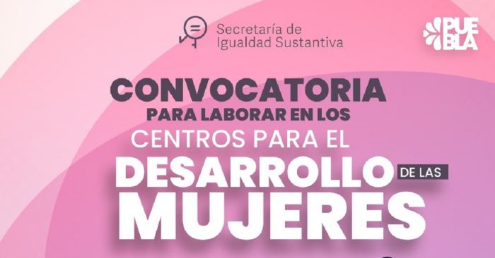 Ofrecen empleo en Centros para Desarrollo de las Mujeres