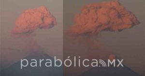 Lanza Popocatépetl densa fumarola de un kilómetro de altura