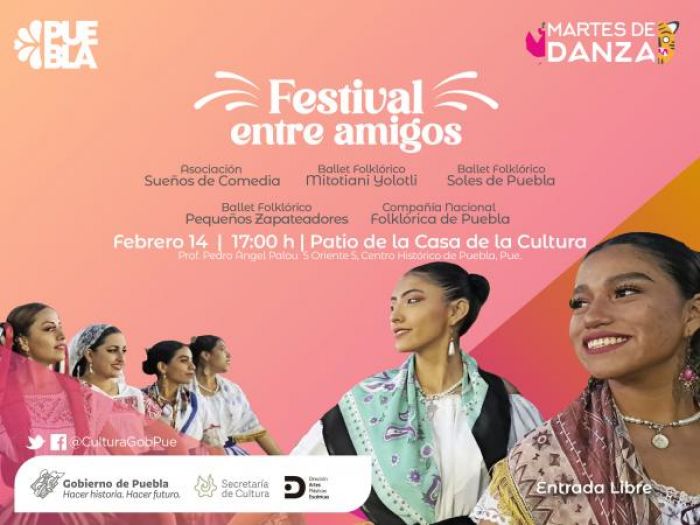 Programa Cultura “Festival entre amigos” para este 14 de febrero