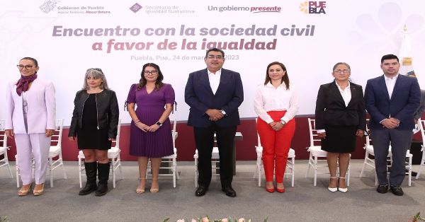 Consolida gobierno de Puebla igualdad sustantiva: Sergio Salomón