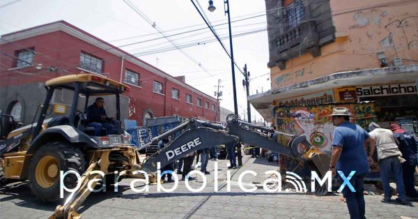 Aclara Gerencia retiro de casetas del Centro Histórico