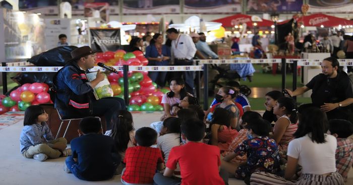 Celebran en Puebla el día del Niño en la Feria de Puebla