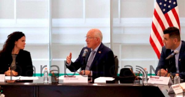 “EEUU y México serán socios para siempre”, Ken Salazar tras reunión con AMLO