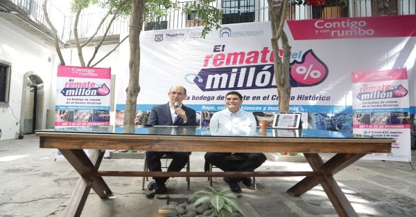 Anuncia Ayuntamiento de Puebla ‘El Remate del Millón&#039;, impulsará la economía