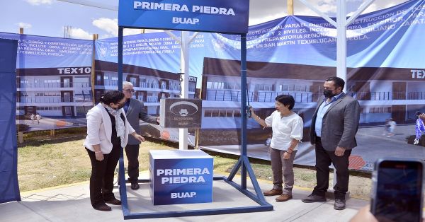 Inician obras para nuevos edificios en la Preparatoria Emiliano Zapata, en San Martín Texmelucan