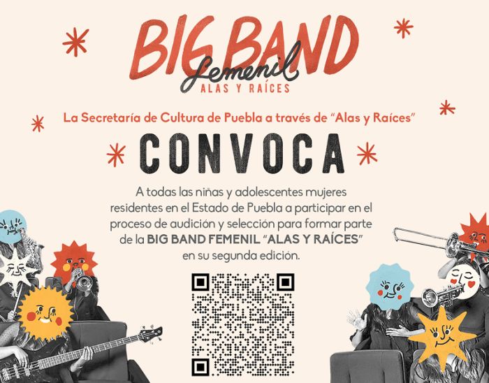 Abren convocatoria para integrar Big Band Femenil “Alas y Raíces”