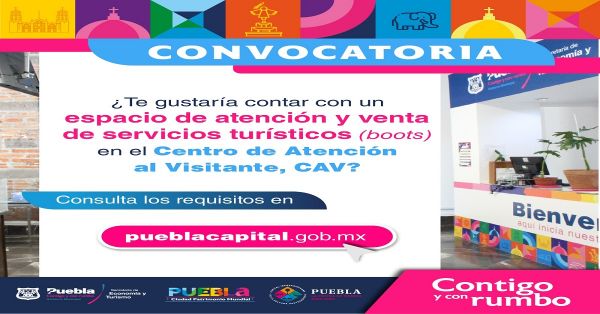 Emiten convocatoria para Servicios Turísticos del Centro de Atención al Visitante