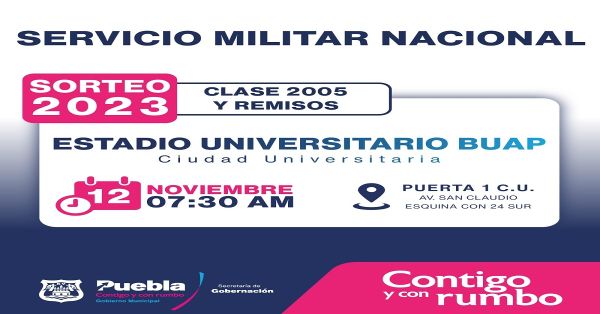 Realizarán este domingo el sorteo del Servicio Militar