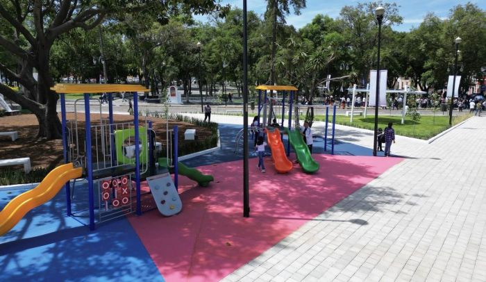 Da ayuntamiento mantenimiento y rehabilitan los Grandes Parques de Puebla