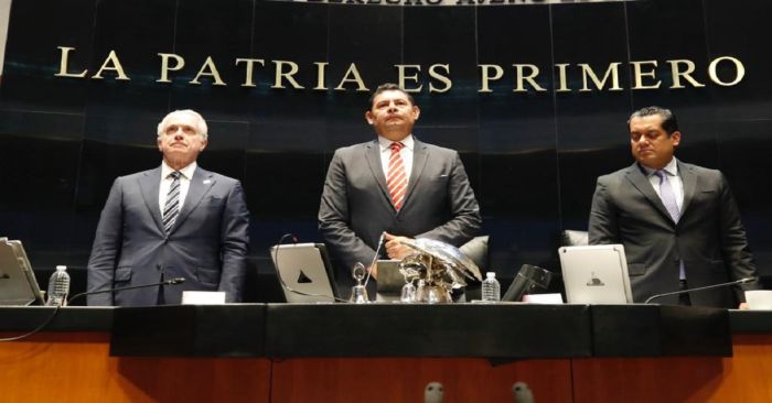 Instalan Comisión Permanente con Armenta como presidente del Congreso de la Unión