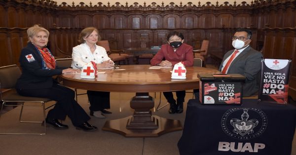 Se suma la BUAP a la colecta de la Cruz Roja Mexicana