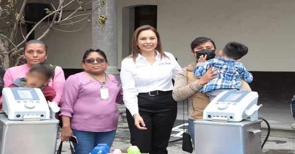 Equipan unidades de Rehabilitación de Altepexi, Tehuitzingo y Tepatlaxco de Hidalgo