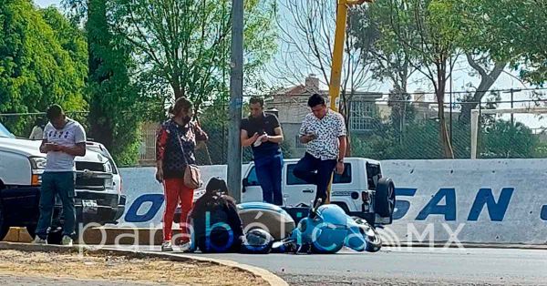 Atropellan a motociclista en prolongación de la 14 Sur