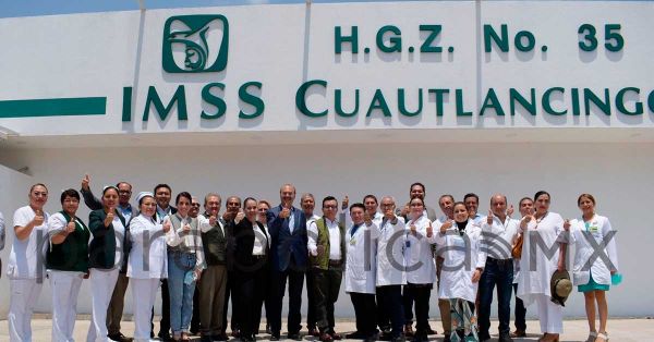 Supervisan autoridades del IMSS y miembros del Consejo Consultivo  el nuevo HGZ No. 35 en Cuautlancingo