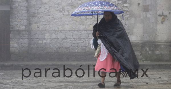 Pronostican lluvias en Puebla