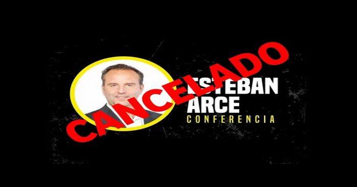 Cancelan conferencia de Esteban Arce; lo  tildan de homofóbico