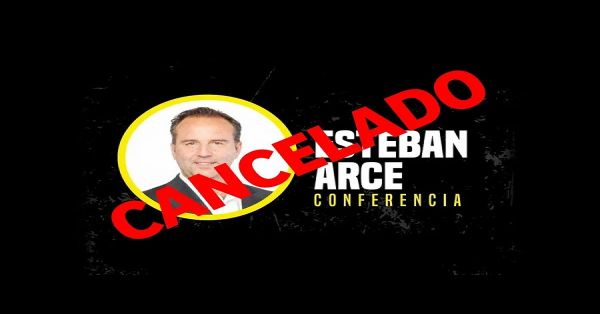 Cancelan conferencia de Esteban Arce; lo  tildan de homofóbico