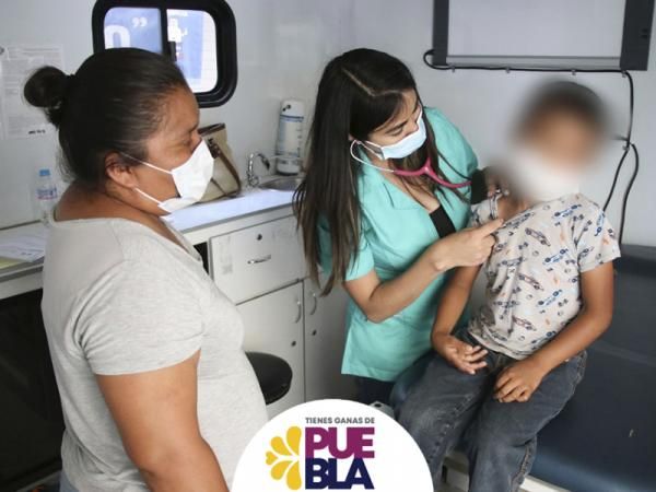Con módulo de pediatría en &quot;Martes Ciudadano&quot;, Salud procura bienestar de menores de Coxcatlán