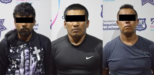 Detienen a 3 sujetos con armas y drogas en la colonia 10 de Mayo