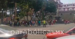 Realizan simulacro de sismo trabajadores del Palacio Municipal