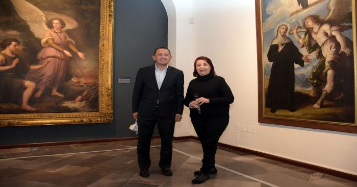 Inauguran exposición “La Corte Celestial. Una mirada de los insignes maestros” en la BUAP