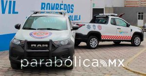 Sigue equipamiento vehicular para Protección Civil de San Andrés Cholula