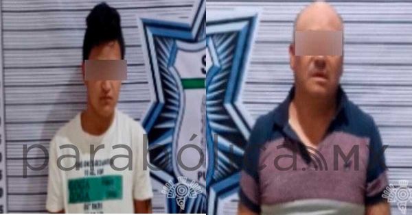 Detiene Policía Estatal a dos presuntos asaltantes en Texmelucan