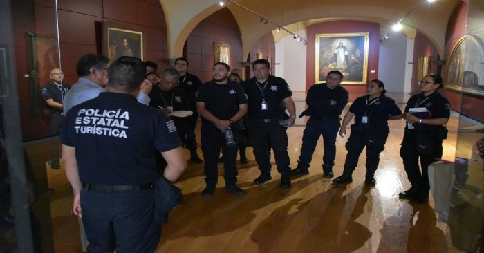 Reciben capacitación elementos de la Policía Turística en historia y museos