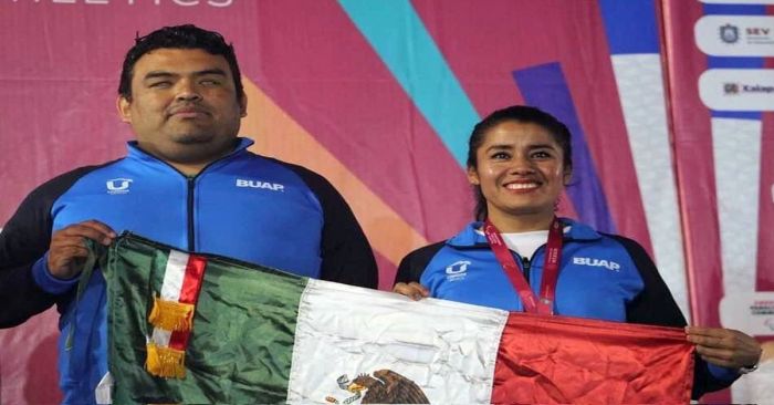 Gana Oro y bronce trabajador BUAP en el World Para Athletics Grand Prix 2023