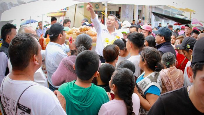 Difunde Armenta tareas de Sheinbaum en Atempan y Zaragoza