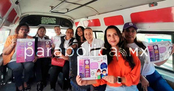 Impulsa Igualdad Sustantiva la campaña “Mujer Segura a bordo” en el transporte público