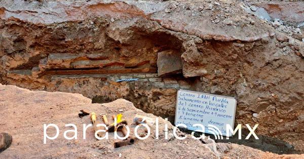 Hallan vestigios arqueológicos en la 16 de septiembre